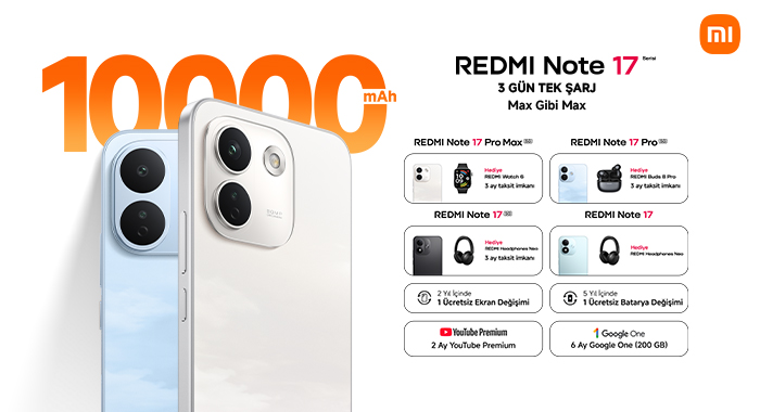 REDMI Note 17 Serisi