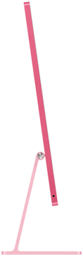 Sağa doğru bakan pembe iMac