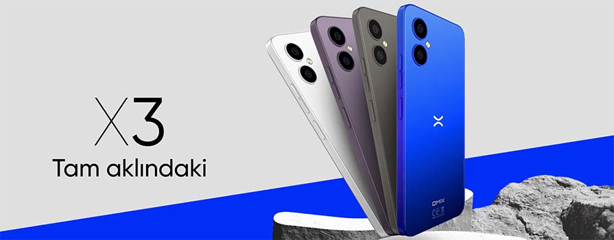 OMIX X3 4GB+64GB Mavi Akıllı Telefon - Vatan Bilgisayar