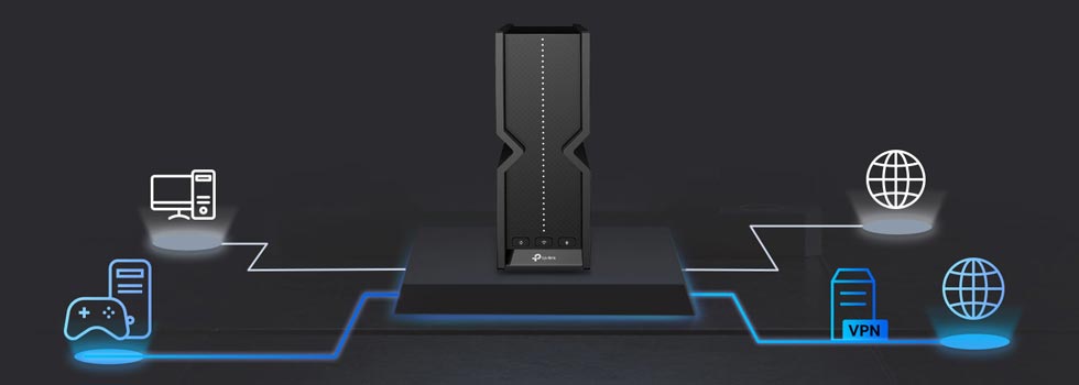 TP-LINK ARCHER BE550 574MBPS-2880MBPS-5760MBPS TRI-BANT Wi-Fi 7