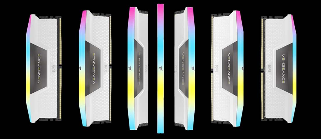 CORSAIR 16GB (1x16GB) Vengeance Gri RGB DDR5 6000MHz CL36 1.4V