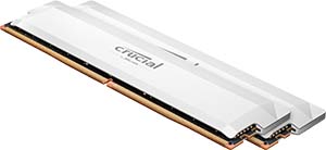 Crucial Pro OC 64GB (2x32GB) DDR5 6000MHz CL40 Soğutuculu Beyaz PC