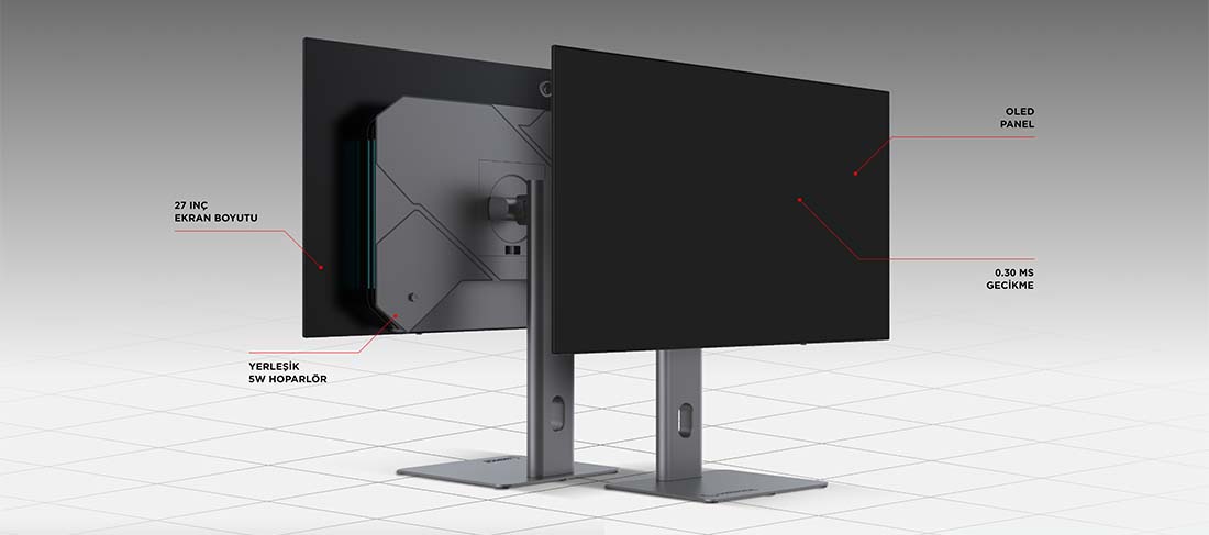 RAMPAGE 27'' ZENITH ZN27OL240 0,03Ms 240Hz QHD OLED GAMING MONITOR