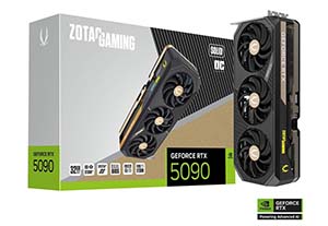 ZOTAC GeForce RTX 5090 GAMING SOLID OC 32GB GDDR7 512Bit DLSS 4