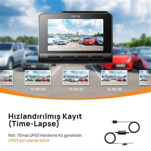 70Mai A810 Araç İçi Kamera (Siyah)