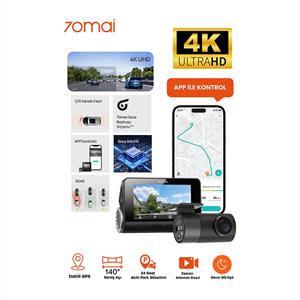 70Mai A800S Araç İçi Kamera Seti