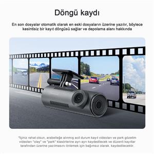 70Mai M310 Araç İçi Kamera (Siyah)