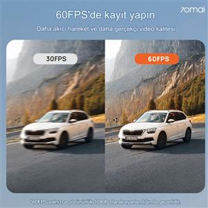 70Mai A810 Ön ve Arka Araç İçi Kamera Seti
