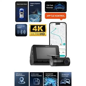 70Mai A800SE + RC22 Arka Kamera Araç İçi Kamera Seti