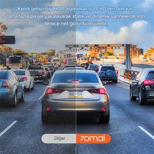 70Mai A810+RC21 Ön ve Arka Araç İçi Kamera Seti