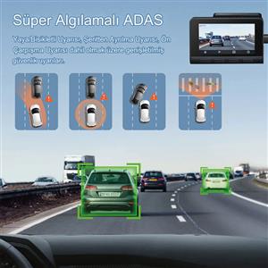 70Mai A810+RC21 Ön ve Arka Araç İçi Kamera Seti