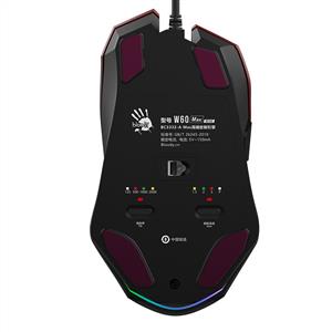 A4TECH BLOODY W60 MAX RGB GAMING MOUSE-RED