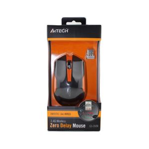 A4 TECH G3-200N-1 SİYAH & TURUNCU V-TRACK NANO MOUSE