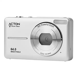 Acton AC19 Pixon Dijital Kompakt Kamera (Beyaz)