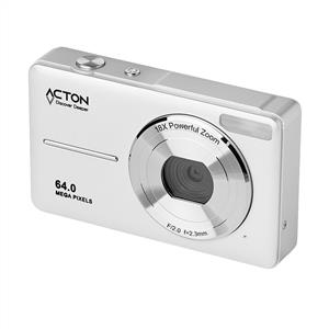 Acton AC19 Pixon Dijital Kompakt Kamera (Beyaz)