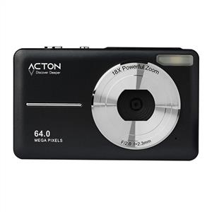 Acton AC19 Pixon Dijital Kompakt Kamera (Siyah)