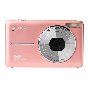 Acton AC19 Pixon Dijital Kompakt Kamera (Pembe)