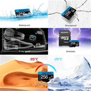 Adata Premier 256 GB Micro SD Hafıza Kartı (100MB/sn-25MB/sn)