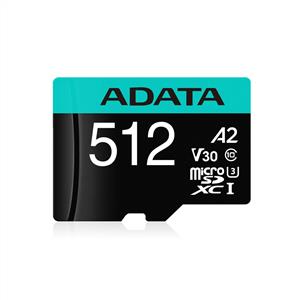 Adata Premier Pro 512 GB 4K Micro SD Hafıza Kartı (100MB/sn-85MB/sn)