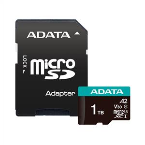 Adata Premier Pro 1 TB 4K Micro SD Hafıza Kartı (100MB/sn-85MB/sn)
