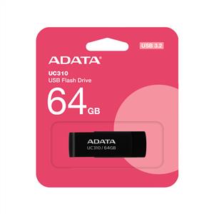 ADATA 64GB UC310 Siyah 3.2 USB Bellek