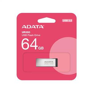ADATA 64GB UR350 Metal (COB) 3.2 USB Bellek