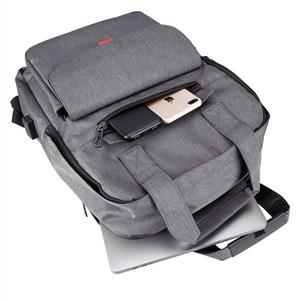 ADDİSON 300567 "15.4-15.6" NOTEBOOK SIRT ÇANTASI - GRİ