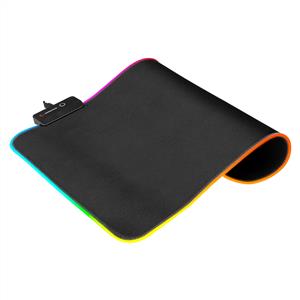 RAMPAGE MP-21 252*328*3MM RGB LEDLİ GAMİNG MOUSE PAD -SİYAH