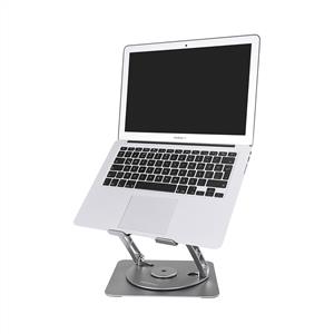 Addison AD-RC35 360 Derece Dönebilen Fanlı RGB Işıklı Metal Laptop Standı
