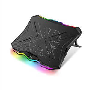 ADDİSON RAMPAGE SHOWY 180MM FAN "15-17" RGB IŞIKLI NOTEBOOK SOĞUTUCU STAND-SİYAH