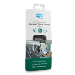 ADDISON ADS-133 UNİVERSAL MIKNATISLI ARAÇ TELEFON TUTUCU