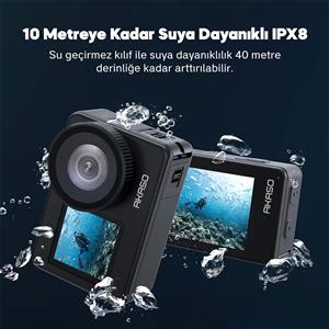 Akaso Brave 7 4K Aksiyon Kamera & Süper Aksesuar Set