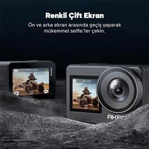 Akaso Brave 7 4K Aksiyon Kamera & Süper Aksesuar Set