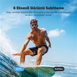 Akaso Brave 7 4K Aksiyon Kamera & Süper Aksesuar Set