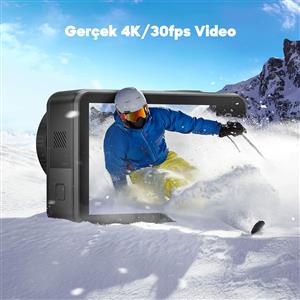 Akaso Brave 7 4K Aksiyon Kamera & Süper Aksesuar Set