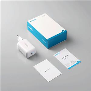ANKER POWERPORT III 65W USB-C PD ŞARJ ALETİ - BEYAZ