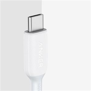 ANKER POWERLINE III USB-C 1.8M 100W GÜÇ DESTEKLİ ŞARJ/DATA KABLOSU - BEYAZ