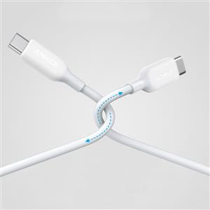 ANKER POWERLINE III USB-C 1.8M 100W GÜÇ DESTEKLİ ŞARJ/DATA KABLOSU - BEYAZ