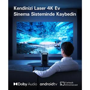 Anker Nebula Cosmos Laser 4K Akıllı Taşınabilir Projeksiyon Cihazı