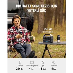 Anker 521 PowerHouse 256W Taşınabilir Şarj İstasyonu
