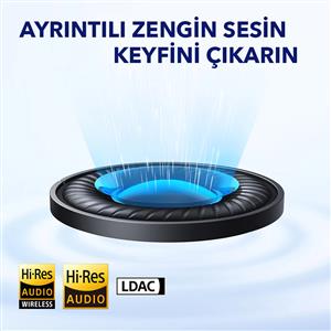 Anker Soundcore Life Q45 Bluetooth Kulak Üstü Kulaklık - Mavi