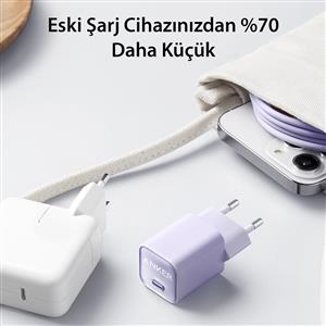Anker 511 Nano Pro 30w Usb-C Şarj Adaptörü - Beyaz