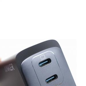 Anker 737 GanPrime 120w Şarj Adaptörü ( 2 Usb-c + 1 Usb ) - Siyah