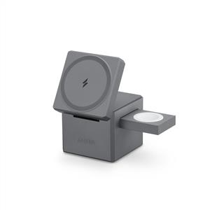 Anker MagSafe'li 3'ü 1 Arada Cube 30W Şarj Cihazı
