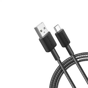 Anker 322 Usb-A to Usb-C 30w Şarj Data Kablosu 1.8m - Siyah
