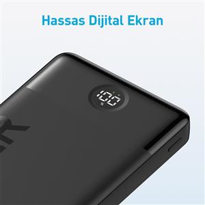 Anker 324 10.000 mAh Powerbank ( 12w - 2 Port ) - Siyah
