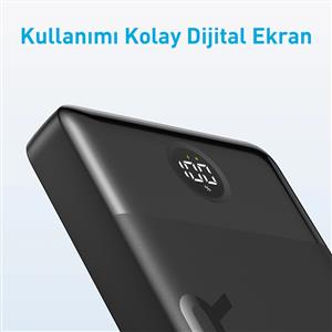 Anker 326 Powerbank 20000 mAh ( 15w - 2 Port ) - Siyah