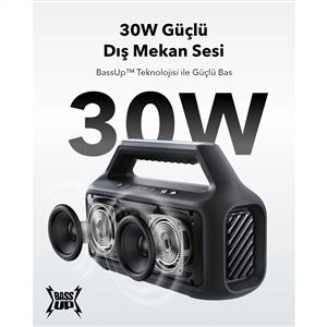 ANKER SOUNDCORE BOOM 2 SE BLUETOOTH HOPARLÖR - SİYAH