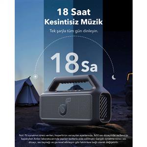 ANKER SOUNDCORE BOOM 2 SE BLUETOOTH HOPARLÖR - SİYAH