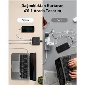 Anker Powerport Atom III  65W Şarj Cihazı